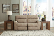 Next-Gen DuraPella Sand 2-Piece Power Reclining Sectional Loveseat -  Ashley - Lara Furniture