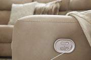 Next-Gen DuraPella Sand 3-Piece Power Reclining Sectional Sofa -  Ashley - Lara Furniture