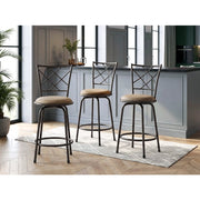 6153-2429 3-Piece Pack Convertible Swivel Counter/Pub Height Chair (Set of 3) - 6153-2429