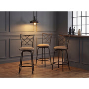 6153-2429 3-Piece Pack Convertible Swivel Counter/Pub Height Chair (Set of 3) - 6153-2429