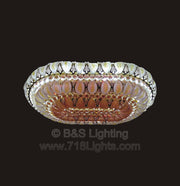 6685F-OV LED 32X48 GOLD FLUSH MOUNT COLOR CHANGING WITH REMOTE (CB154)(FO526) - 210000000665