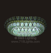 6685F-OV LED 32X48 GOLD FLUSH MOUNT COLOR CHANGING WITH REMOTE (CB154)(FO526) - 210000000665