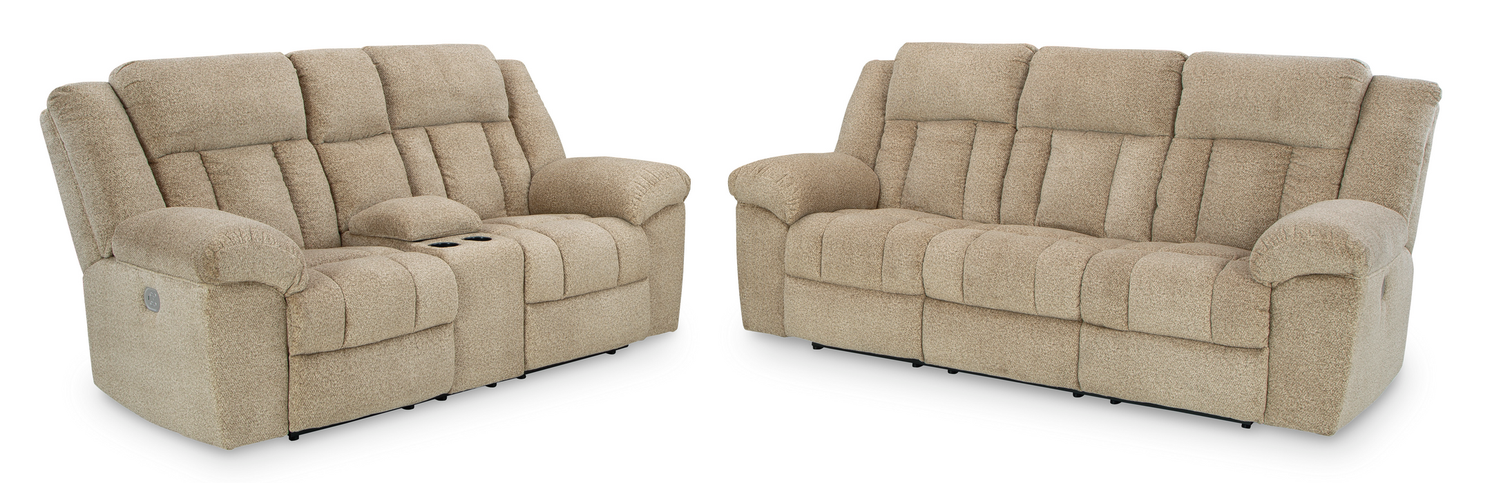 Tip-Off Traditional Wheat Power Reclining Living Room Set