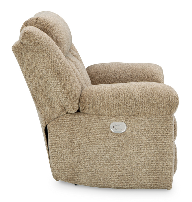 Tip-Off Traditional Wheat PWR Recliner/ADJ Headrest