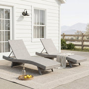 70001RGY-5 Outdoor Chaise Lounger, Set of 2 - 70001RGY-5