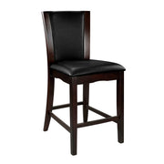 710-24 Counter Height Chair, Dark Brown Bi-Cast Vinyl, Set of 2 - 710-24