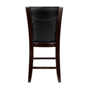710-24 Counter Height Chair, Dark Brown Bi-Cast Vinyl, Set of 2 - 710-24