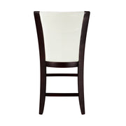 710-24W Counter Height Chair, White Bi-Cast Vinyl, Set of 2 - 710-24W