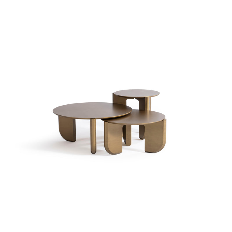 720 Gold 3 Pc Coffee Table Set [ETA: 3/15] - 720GOLD-COFSET