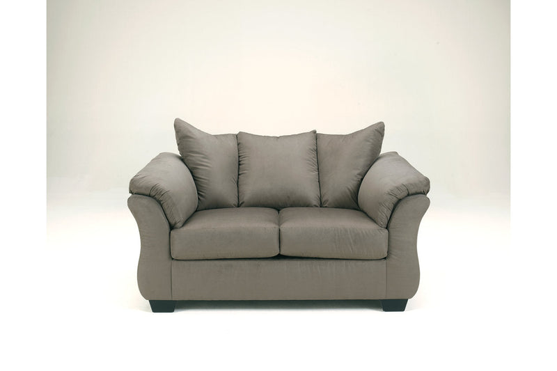 Darcy Cobblestone Sofa, Loveseat and Recliner -  Ashley - Lara Furniture
