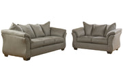 Darcy Cobblestone Sofa and Loveseat -  Ashley - Lara Furniture