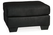 Darcy Black Loveseat and Ottoman -  Ashley - Lara Furniture