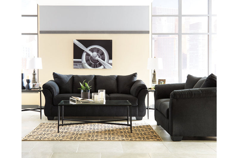 Darcy Black Sofa and Loveseat -  Ashley - Lara Furniture