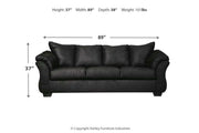 Darcy  Sofa and Ottoman -  Ashley - Lara Furniture
