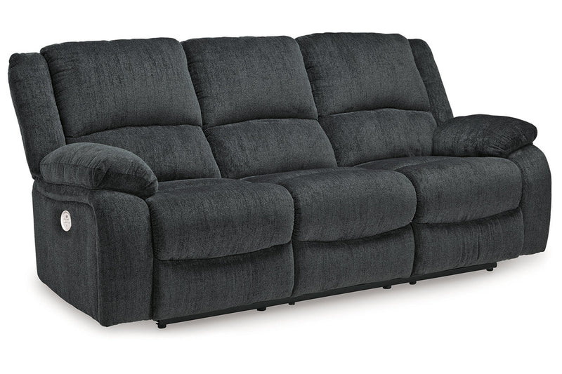 Draycoll Slate Power Reclining Sofa, Loveseat and Recliner -  Ashley - Lara Furniture