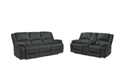Draycoll Slate Reclining Sofa and Loveseat -  Ashley - Lara Furniture