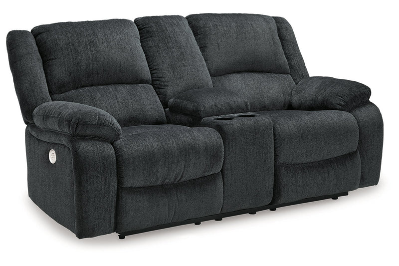 Draycoll Slate Power Reclining Sofa and Loveseat -  Ashley - Lara Furniture