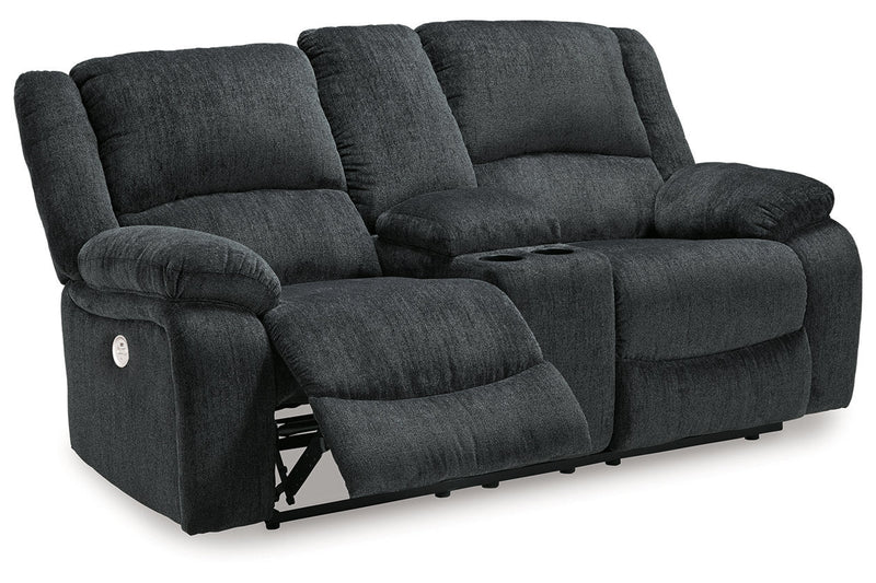 Draycoll  2 Power Reclining Loveseats and Recliner -  Ashley - Lara Furniture