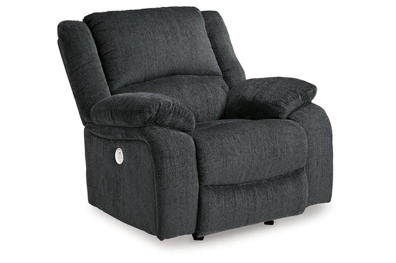 Draycoll Slate Power Reclining Sofa, Loveseat and Recliner -  Ashley - Lara Furniture