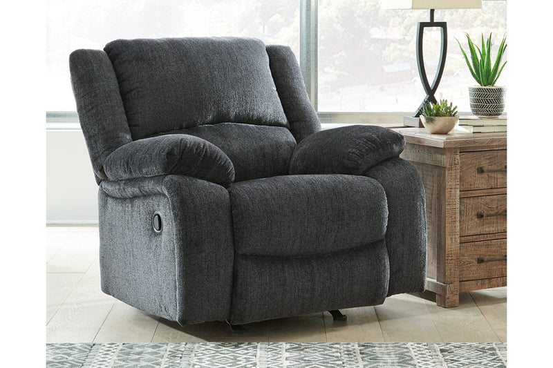 Draycoll Slate Reclining Sofa and Recliner -  Ashley - Lara Furniture