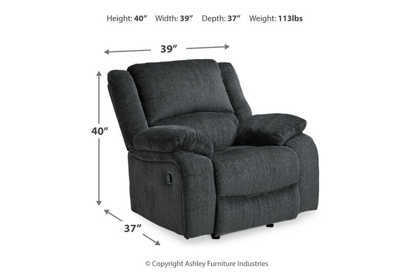 Draycoll Slate Reclining Sofa and Recliner -  Ashley - Lara Furniture