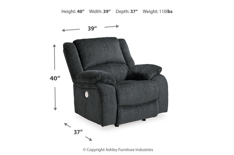 Draycoll  2 Power Reclining Loveseats and Recliner -  Ashley - Lara Furniture