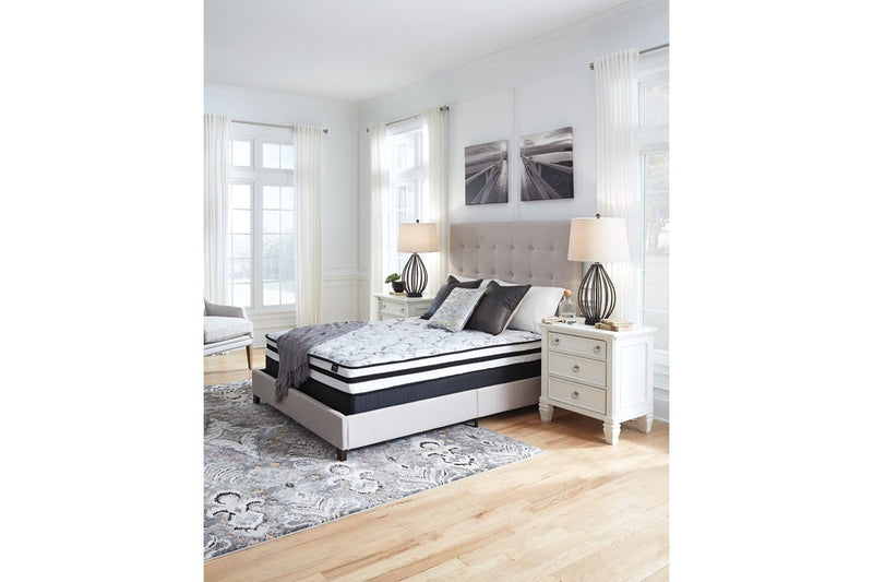 8 Inch Chime Innerspring White Full Mattress in a Box - Lara FurnitureFull Mattress