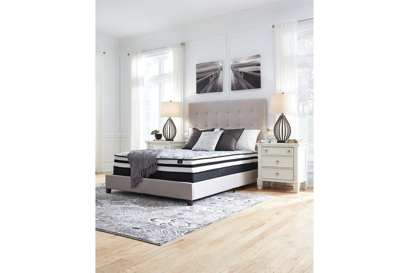 8 Inch Chime Innerspring White Full Mattress in a Box - Lara FurnitureFull Mattress
