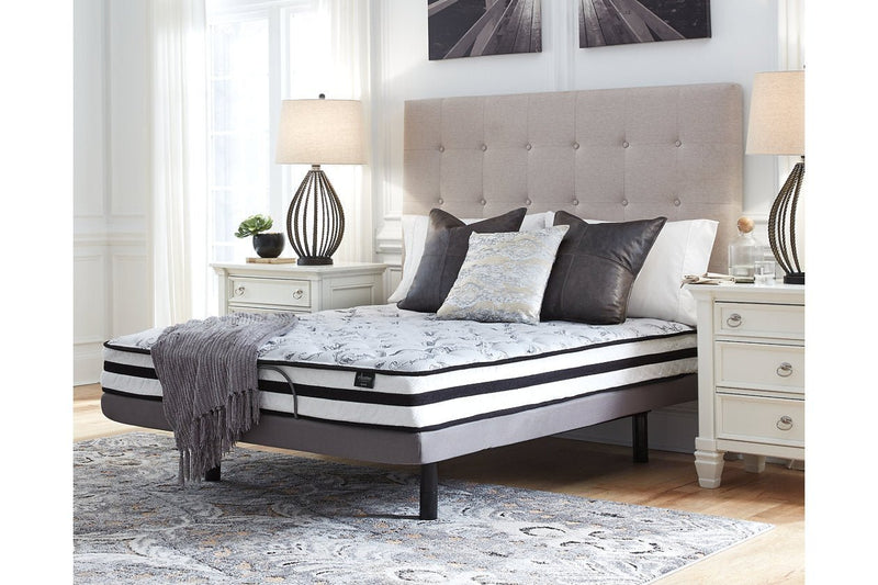 8 Inch Chime Innerspring White Twin Mattress in a Box - Lara FurnitureTwin Mattress