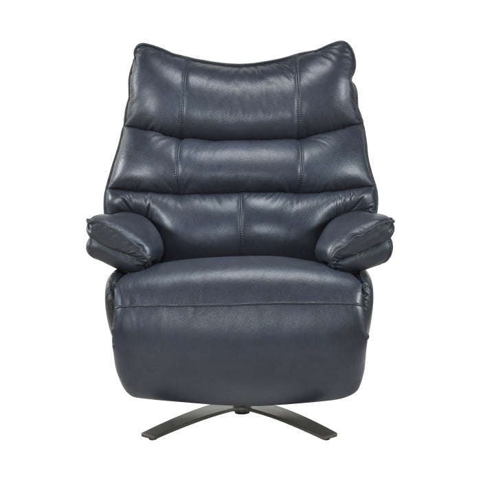 8106BUE-1PW Power Reclining Swivel Chair with Manual Adjustable Headrest - 8106BUE-1PW