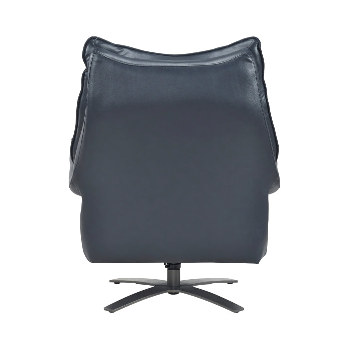 8106BUE-1PW Power Reclining Swivel Chair with Manual Adjustable Headrest - 8106BUE-1PW