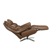 8106TBR-1PW Power Reclining Swivel Chair with Manual Adjustable Headrest - 8106TBR-1PW