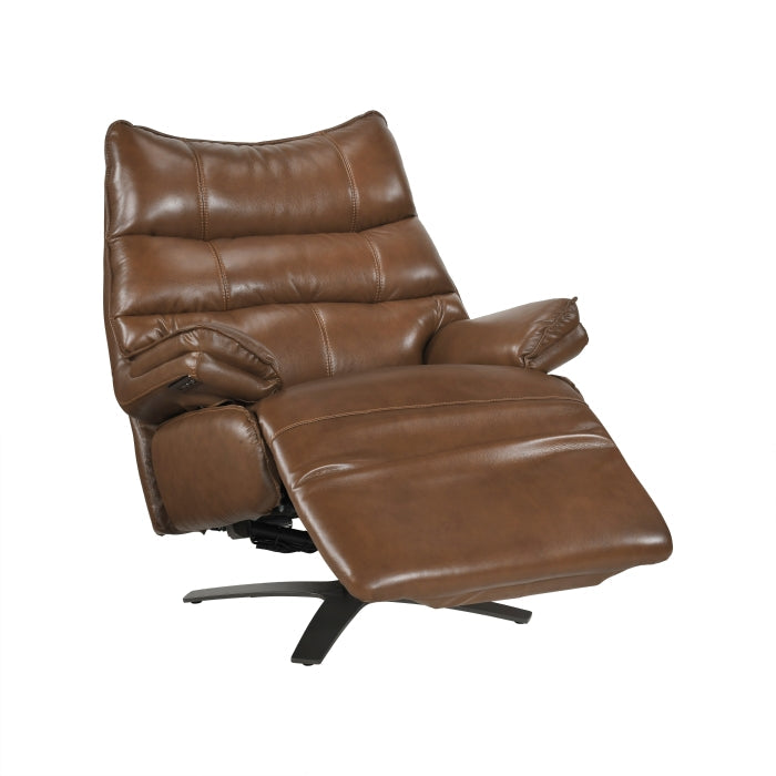 8106TBR-1PW Power Reclining Swivel Chair with Manual Adjustable Headrest - 8106TBR-1PW
