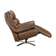 8106TBR-1PW Power Reclining Swivel Chair with Manual Adjustable Headrest - 8106TBR-1PW