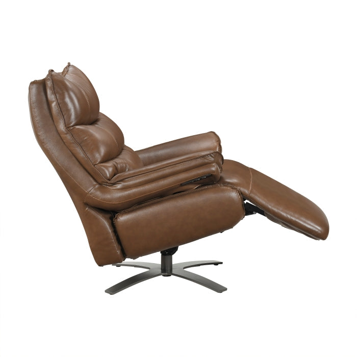 8106TBR-1PW Power Reclining Swivel Chair with Manual Adjustable Headrest - 8106TBR-1PW