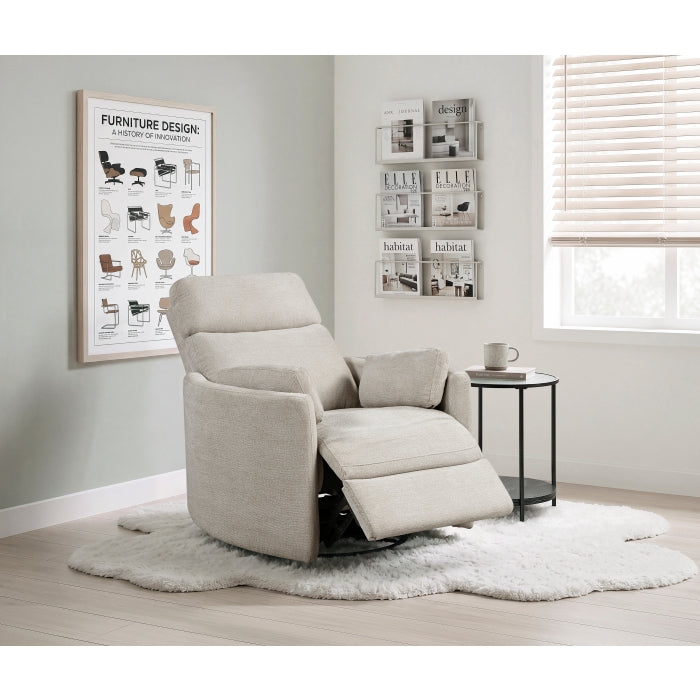8118BE-1PW Power Swivel Glider Reclining Chair - 8118BE-1PW
