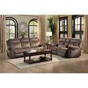 8206NF-3 Double Reclining Sofa with Center Drop-Down Cup Holders, Receptacles, Hidden Drawer and USB Ports - 8206NF-3