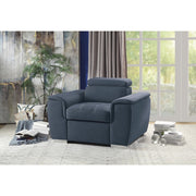 8228BU-1 Chair with Pull-out Ottoman - 8228BU-1