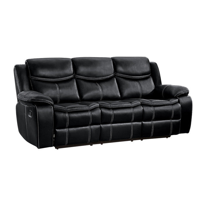 8230BLK*2 2pc Set: Sofa, Love - 8230BLK*2