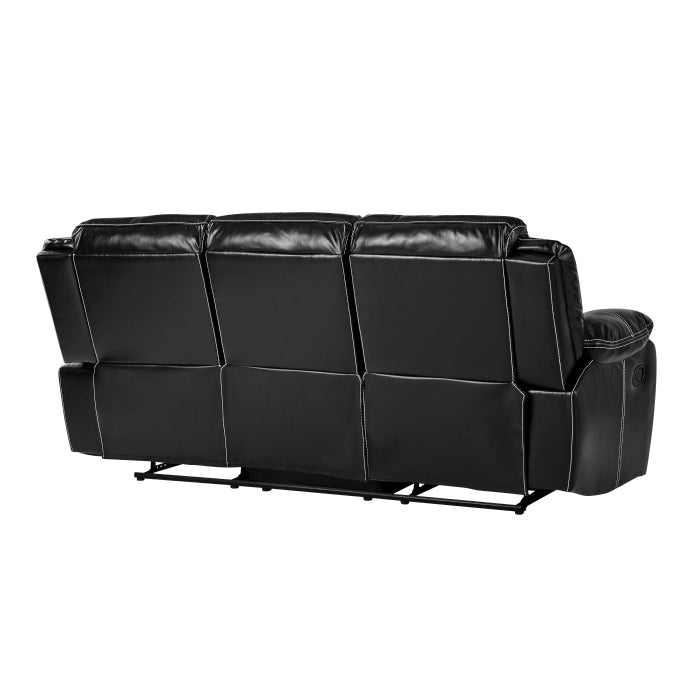 8230BLK*2 2pc Set: Sofa, Love - 8230BLK*2