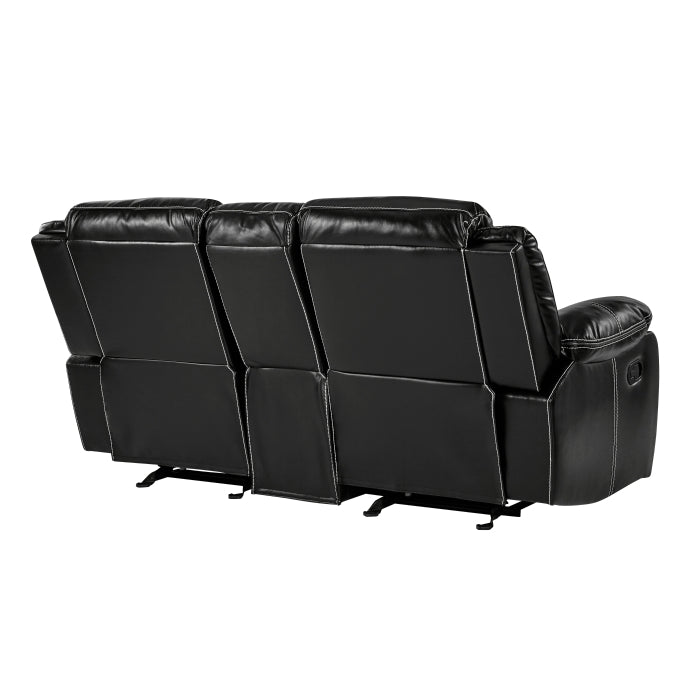 8230BLK*2 2pc Set: Sofa, Love - 8230BLK*2