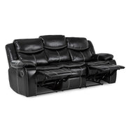 8230BLK-3 Double Reclining Sofa - 8230BLK-3