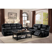 8230BLK-3 Double Reclining Sofa - 8230BLK-3