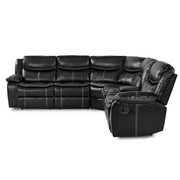 8230BLK*SC (3)3-Piece Sectional with Right Console - 8230BLK*SC