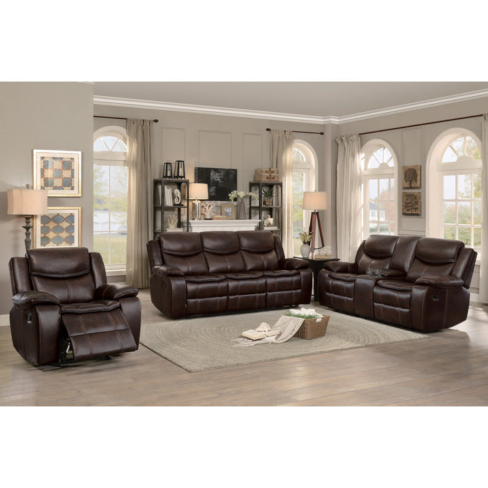 8230BRW-1 Glider Reclining Chair - 8230BRW-1
