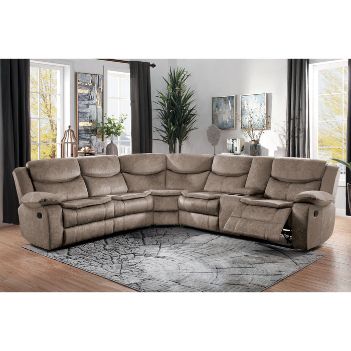 8230FBR*SC (3)3-Piece Sectional with Right Console - 8230FBR*SC