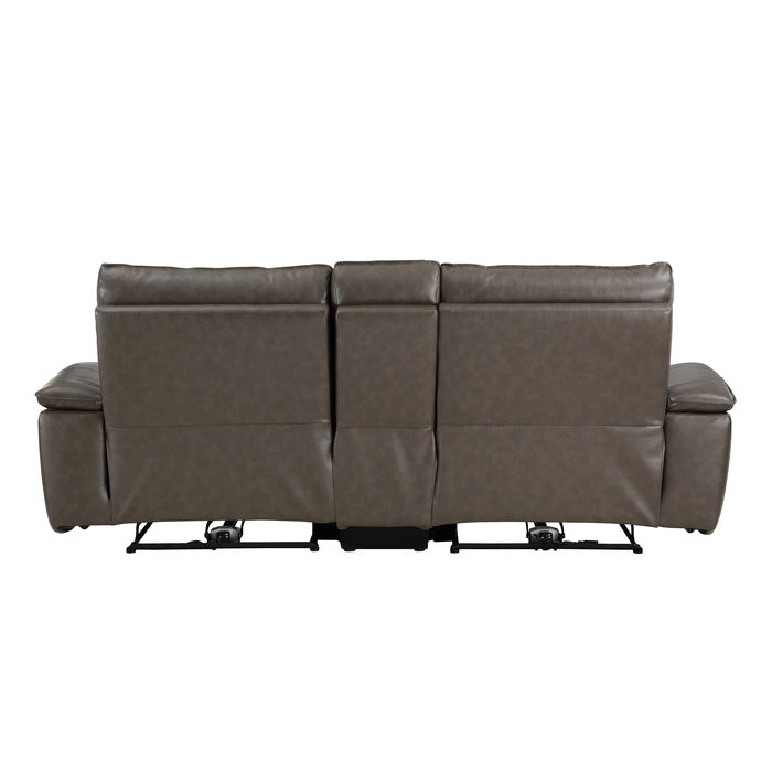 8259RFDB-2CNPWH* (3)Power Double Reclining Love Seat with Center Console and Power Headrests - 8259RFDB-2CNPWH*