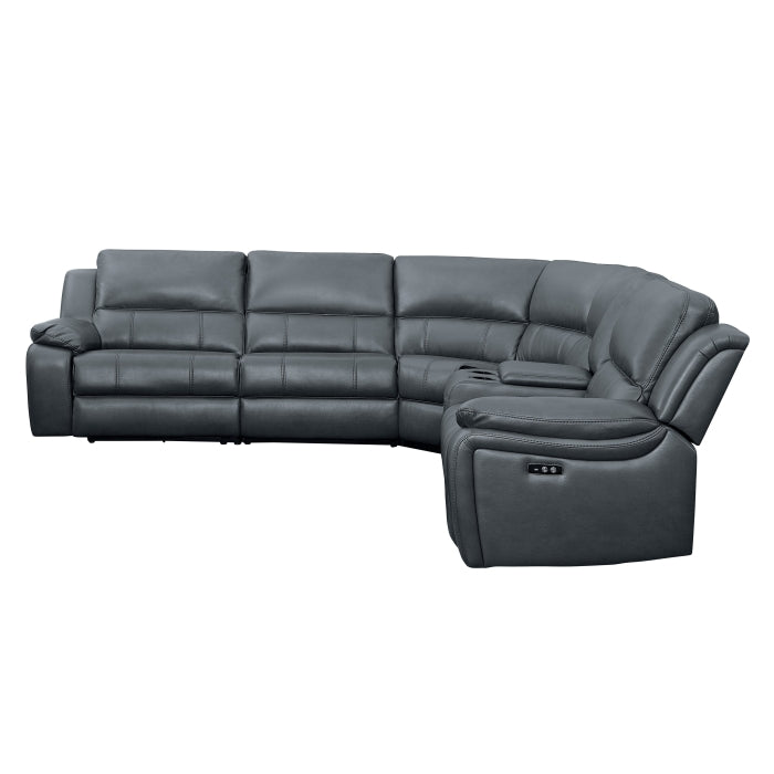 8260GY*6 (6) 6-Piece Modular Reclining Sectional - 8260GY*6