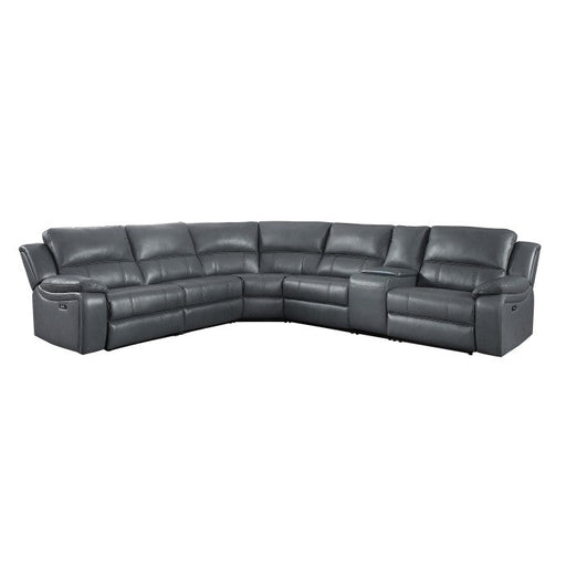 8260GY*6PW (6)6-Piece Modular Power Reclining Sectional - 8260GY*6PW