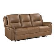 8301BRW*2PW 2pc Set: Sofa, Love (Power) - 8301BRW*2PW